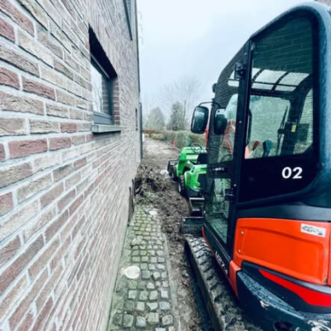 Terrassement à Liège