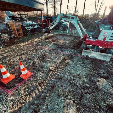 Terrassement à Liège par Tanghe Espace Vert